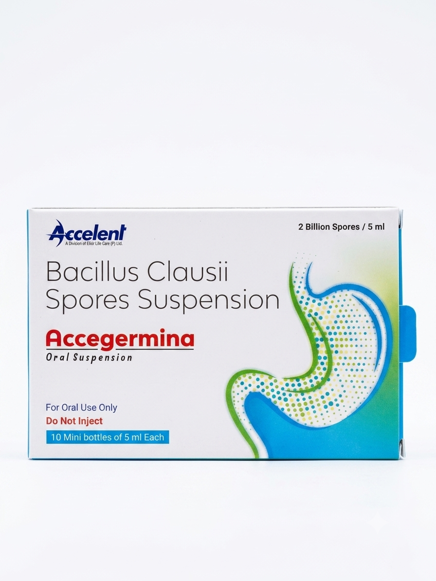 Bacillus clausii (entrogermina) suspension Accelent