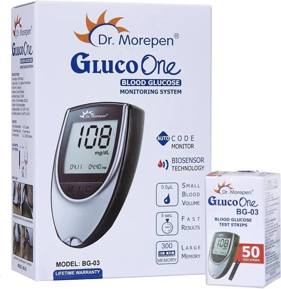 Dr. Morepen GlucoOne Blood Glucose Meter ( 50 Strip )